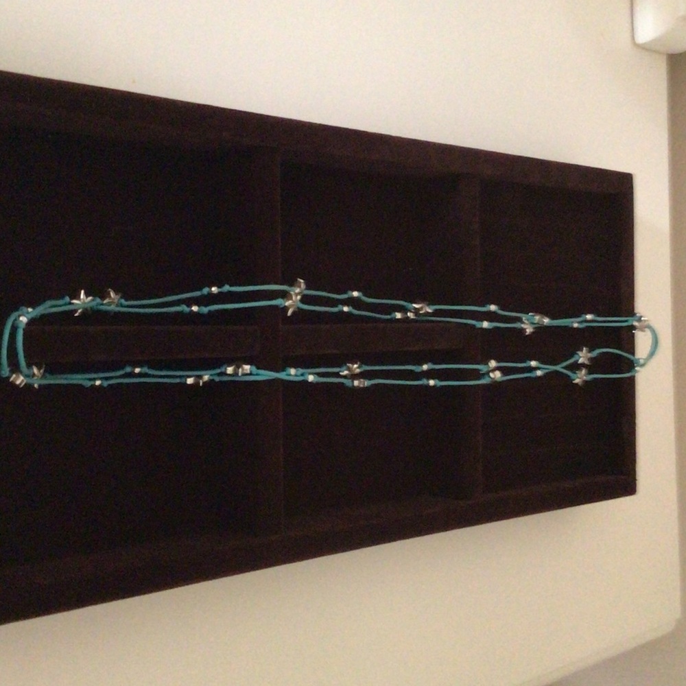 Brighton Teal Multi-Strand Silver Accent Necklace